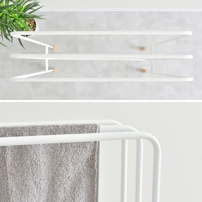 ミヤケデザイン バスタオルハンガー [3連]|2153 足立製作所 【027S043】
