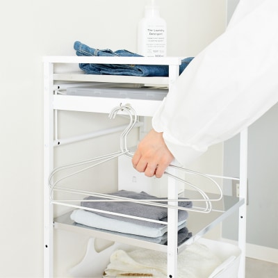 クラルテ ステンレスワゴン [引出1・幅50]| A195 足立製作所 【033S062】