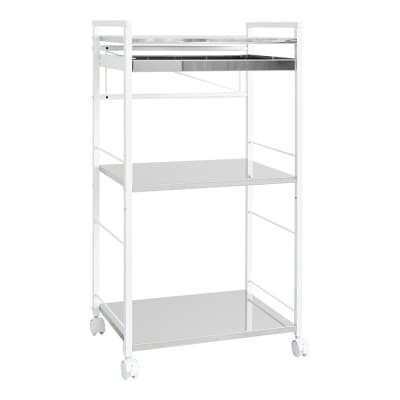 クラルテ ステンレスワゴン [引出1・幅50]| A195 足立製作所 【033S062】