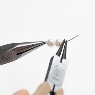 ハンドメイド用 丸ペンチ&平ペンチセット HM-02BG HM-03BG 燕三条製【023S082】