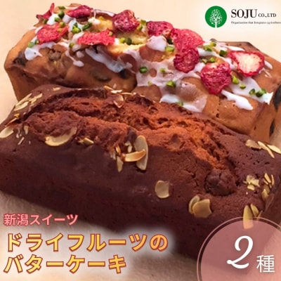 新潟スイーツ ドライフルーツのバターケーキ 2種 [三条果樹専門家集団]【010P071】