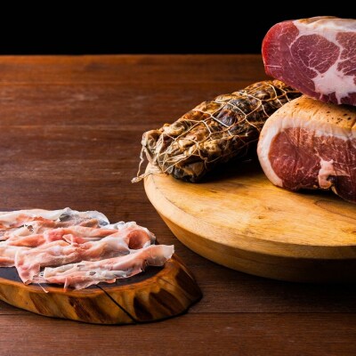 燕三条Bit スライス 三条市産下田豚Bitオリジナル生ハム 〜15ヶ月以上熟成〜【010S875】