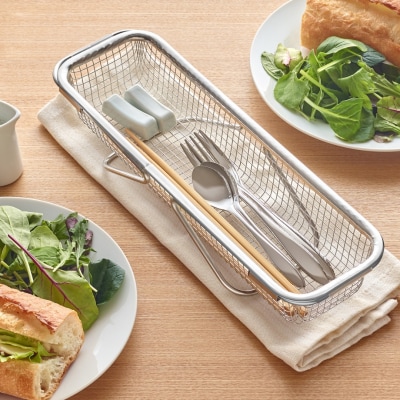 水切りメッシュかご スリム ステンレス 燕三条製 [Leye]【010S881】