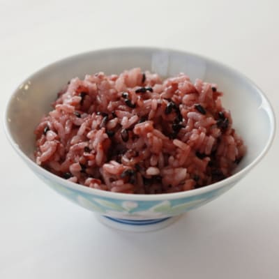 新潟県の古代米 黒米入りミルキークイーン 胚芽米 5kg(2.5kg×2袋)[015S179]