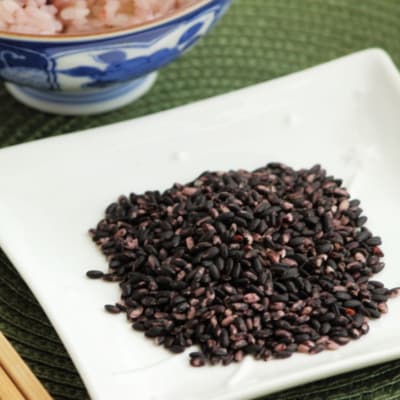 新潟県の古代米 黒米入りミルキークイーン 胚芽米 10kg(2.5kg×4袋)[029S046]