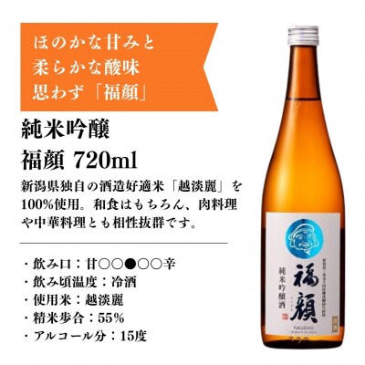 ★☆父の日対応☆★「福福」日本酒飲み比べセット(純米吟醸 720ml×2本)【011S350】