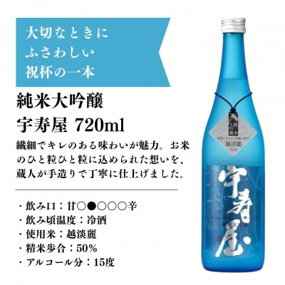 ★☆父の日対応☆★ 超辛口・純米大吟醸 日本酒 飲み比べセット 720ml×2本【016S094】