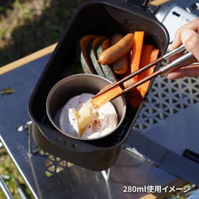 [ベルモント] チタンULネストカップ4点セット  ULキャンパー 登山 燕三条製【020S119】