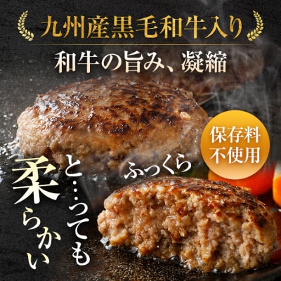 九州産黒毛和牛入り 柔らか牛豚合挽ハンバーグ