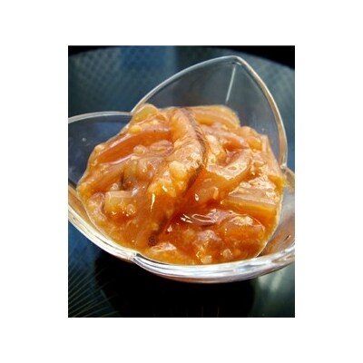 セレクト朝市「弥生水産　みそ仕立ていか塩辛」1600g(160g×10本)_HD009-013