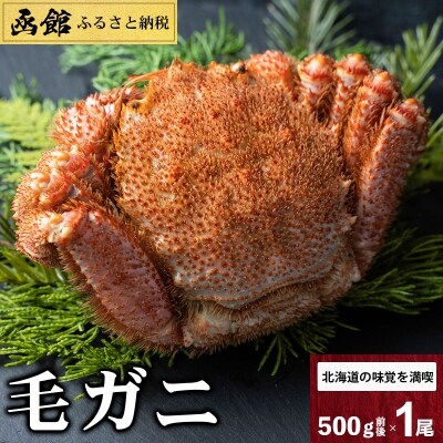 毛ガニ1尾(500g前後)[14366604]