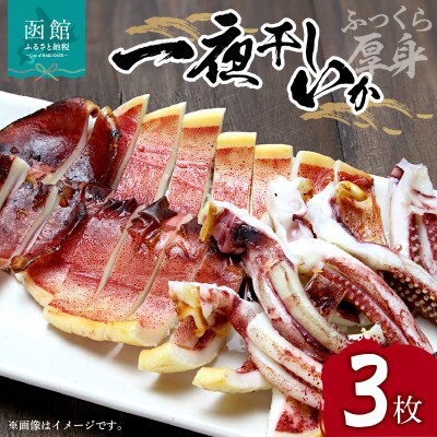 イチヨ水産　一夜干しいか3枚セット(函館産)_HD010-010