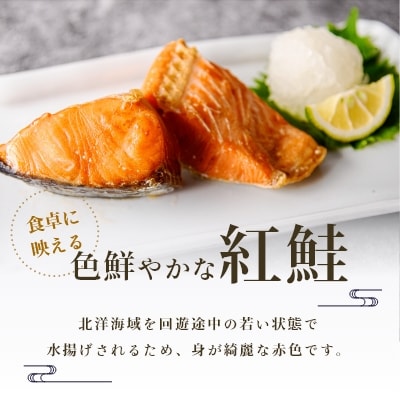 北洋産甘塩天然紅鮭切身2.4kg(切り落とし)_HD024-022