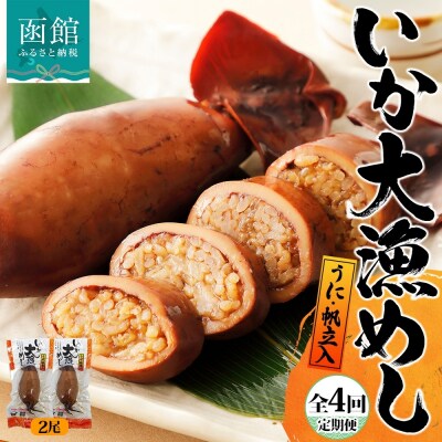 【定期便】3カ月に1回定期便　いか大漁めし2尾入りセット_HD152-T002