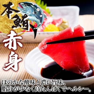 松前産 本マグロ 赤身 約160g_HD144-004
