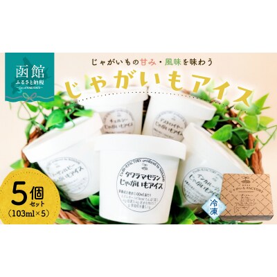 じゃがいもアイス　5個セット(103ml×5)_HD092-015