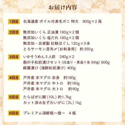 はこだて海の幸定期便 50万円(全6回)_HS001-006