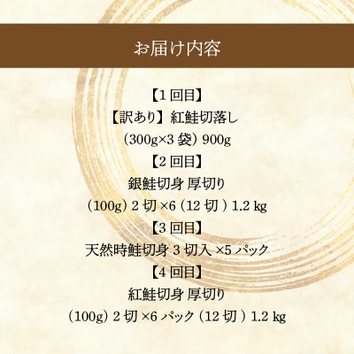 鮭食べくらべ定期便(全4回)_HS001-011