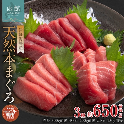 セレクト朝市「津軽海峡産本まぐろ」赤身・中トロ・大トロ_HD009-034