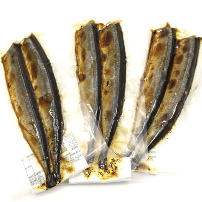 函館えさん昆布の会 焼き魚 レトルト 塩焼 さんま 6尾(2尾入り×3袋)_HD122-013