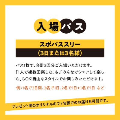 第019回 はこだて国際民俗芸術祭「スポパススリー(3日または3名様)」_HD267-002