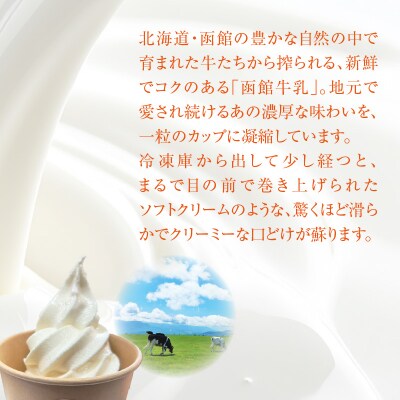 函館牛乳ソフトクリームアイス 110ml×8個_HD206-002