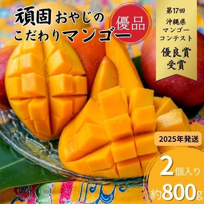 ≪2025年発送≫ 頑固おやじのこだわりマンゴー　優品 2個入り(約800g)