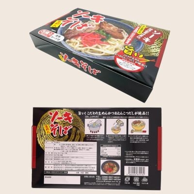 シンコウ ソーキそば 3食 箱入 10P