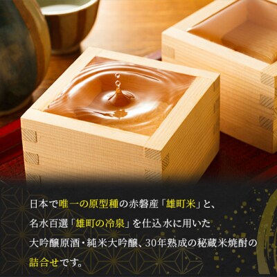 櫻室町 秘蔵 米焼酎 ・ 大吟 ・ 純米 大吟 詰合せ セット お酒 [NO5765-0047]