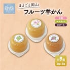 まるごと 岡山 フルーツ 羊羹 3 ケース [NO5765-0368]