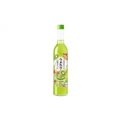 サッポロ ウメカク 果実仕立ての梅酒カクテル キウイ4本(1本500ml)[NO5765-0555]