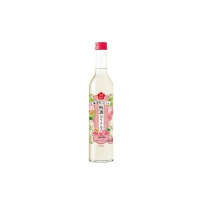 サッポロウメカク 果実仕立ての梅酒カクテル もも 12本(1本500ml)[NO5765-0562]