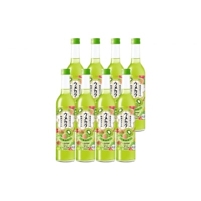 サッポロ ウメカク果実仕立ての梅酒カクテル キウイ 8本(1本500ml)[NO5765-0565]