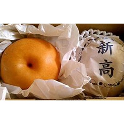 新高梨 (にいたかなし) 4玉入り(約4kg) 赤磐市赤坂産[NO5765-0168]
