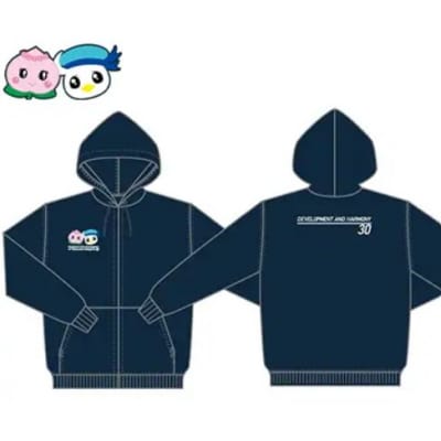ふるさと納税限定 岡山シーガルズ×赤磐市コラボパーカー(Lサイズ)[NO5765-7038]