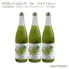 マスカット シロップ 3本(1本710ml) [NO5765-0774]