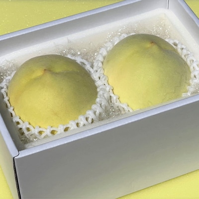 桃 白桃 冬美白 とうびはく 2玉 1玉約350g もも 2026年[NO5765-0830]