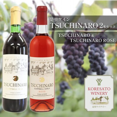 是里 ワイン TSUCHINARO 2本 セット 岡山 赤磐市[NO5765-0895]