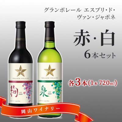 エスプリ ド ヴァン ジャポネ 赤・白 6本セット(各1本 720ml)[NO5765-0942]