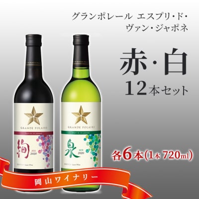 エスプリ ド ヴァン ジャポネ 赤・白 12本セット(各1本 720ml)[NO5765-0943]