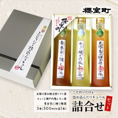 櫻室町 リキュール 詰合せ 300mlx3本セット(L3-4H)[NO5765-1015]