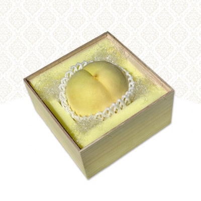 桃 2026年 先行受付 白桃 冬美白 とうびはく 極上1玉 「みち」[NO5765-1243] 