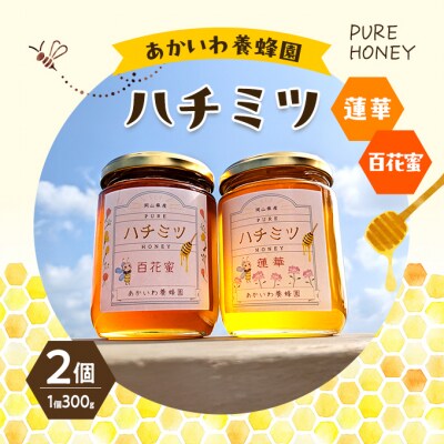 はちみつ 蓮華蜂蜜 百花蜂蜜 300g 各1個 合計2個入り 天然 非加熱[NO5765-1413]