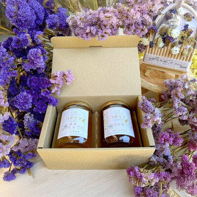 はちみつ 蓮華蜂蜜 百花蜂蜜 300g 各1個 合計2個入り 天然 非加熱[NO5765-1413]