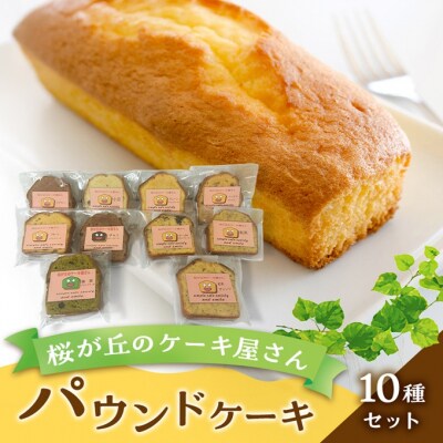 パウンドケーキ 10種セット 桜が丘のケーキ屋さん ケーキ 洋菓子[NO5765-1531]