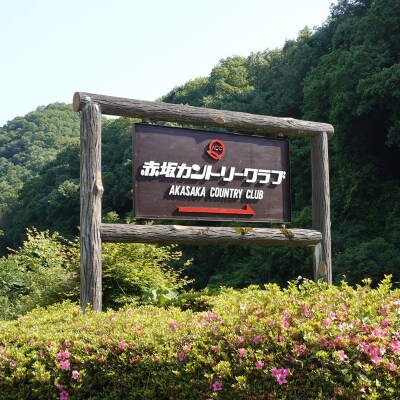 赤坂カントリークラブ 土日祝セルフプレー券 1名様 食事補助付き ゴルフ [NO5765-1557]