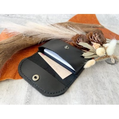 レザー3点セット ブラック (ネームフォルダー、ペンフォルダー、カードケース) 名刺入れ 文房用品