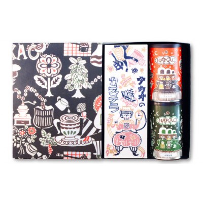 カステラ1斤×珈琲缶2種