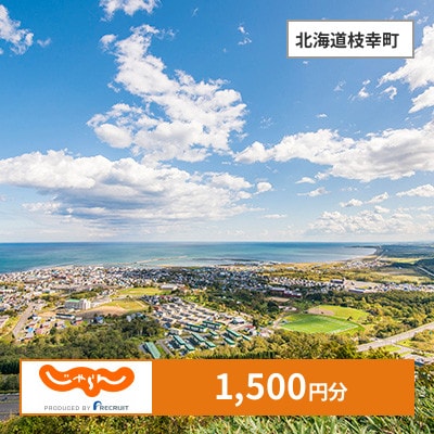 【じゃらんふるさと納税クーポン】 北海道枝幸町でつかえる1,500円 クーポン