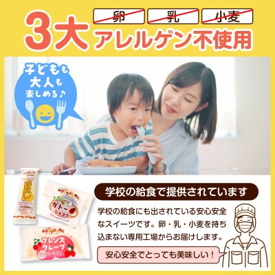 卵・乳・小麦不使用【みんなのスイーツセット6種】山形県 東根市 hi010-008